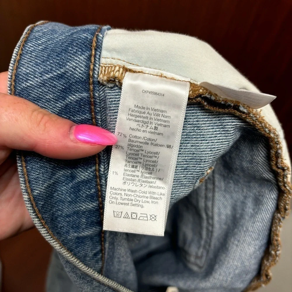 Madewell The Perfect Jean Short Snyder Wash Tencel Edition